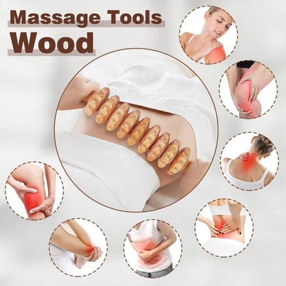 6-piece Wooden Massager Kit