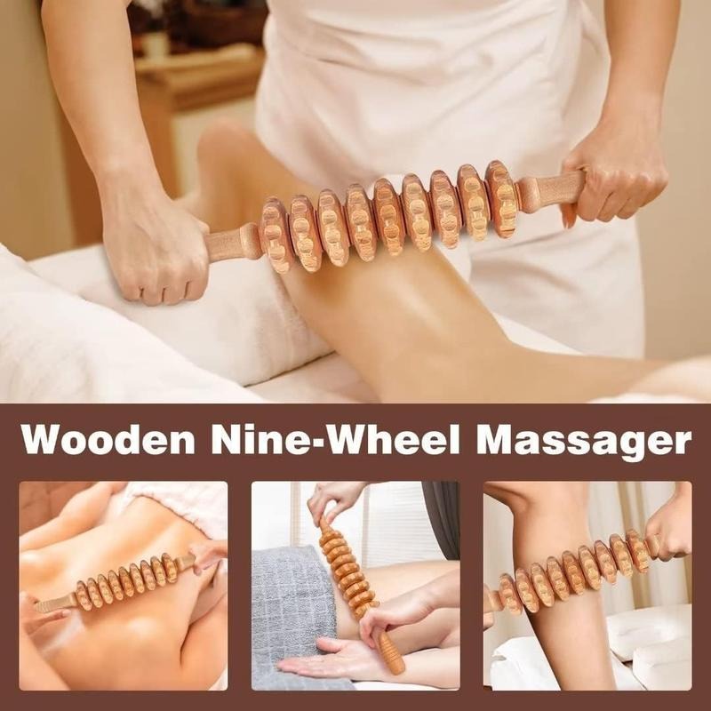 6-piece Wooden Massager Kit
