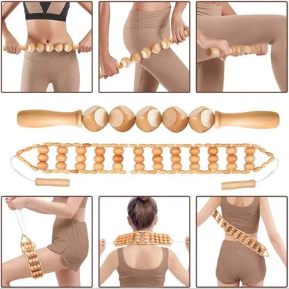 6-piece Wooden Massager Kit